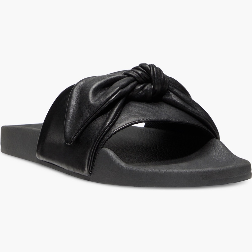 Stuart Weitzman NEW Women's Black Slide Sandals